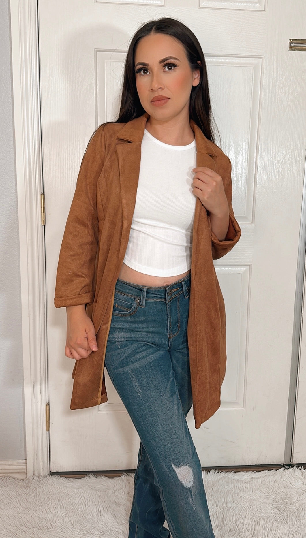 Sasha Suede Blazer