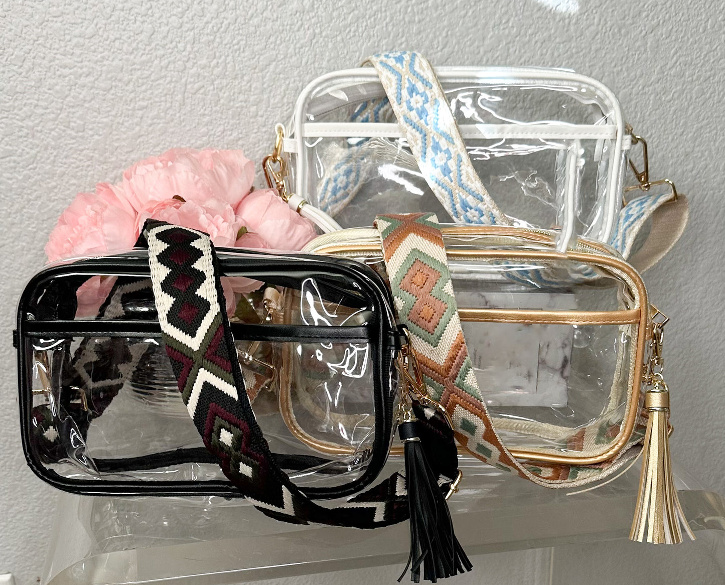 Leah Clear Crossbody