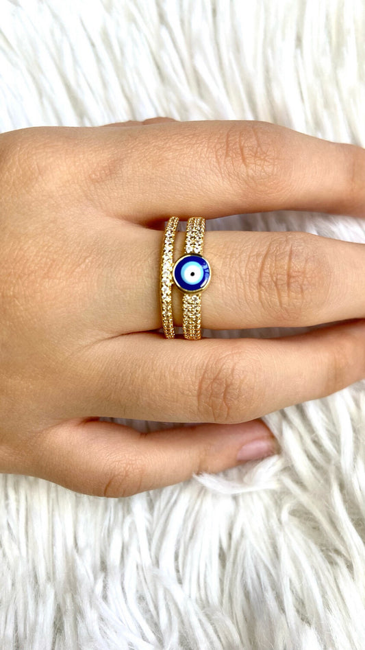 Blue Eye Ring