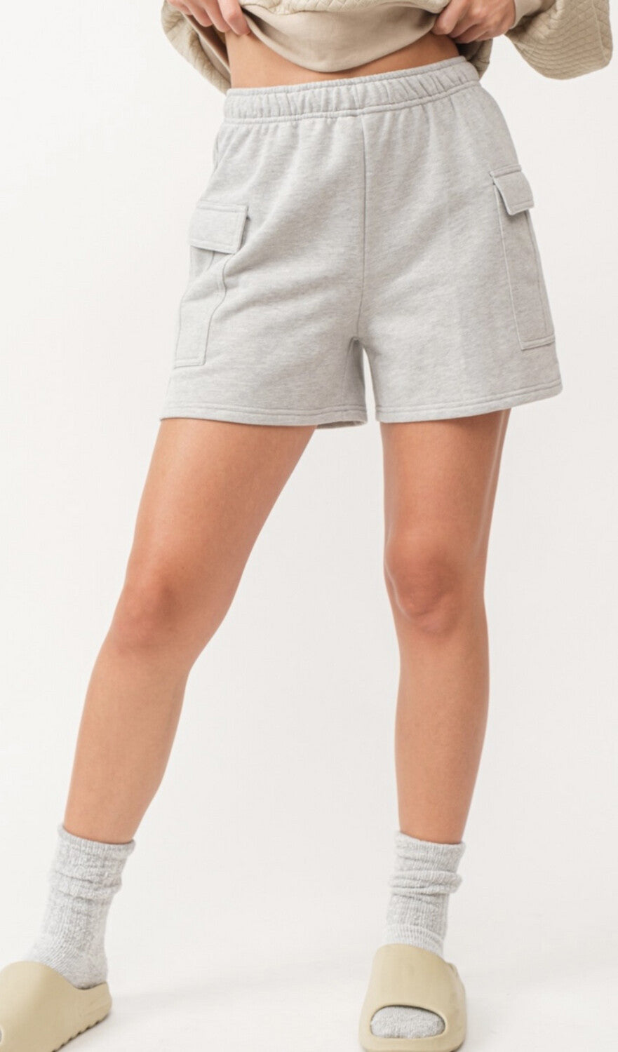 Itzel Cargo Sweat Shorts